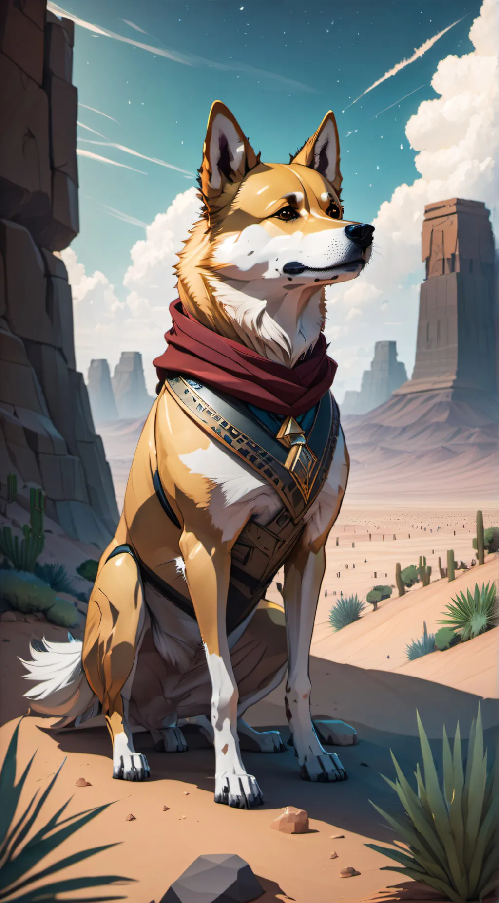 ai character: Bones background