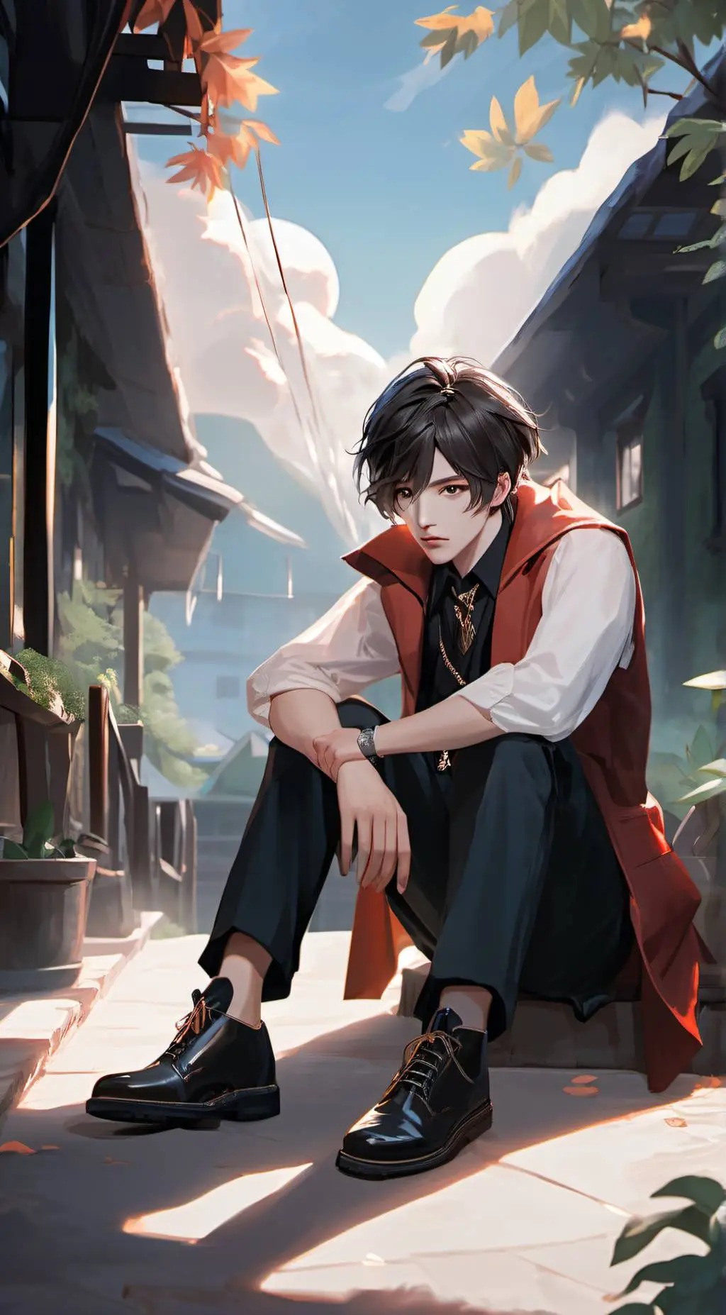 ai character: Max background