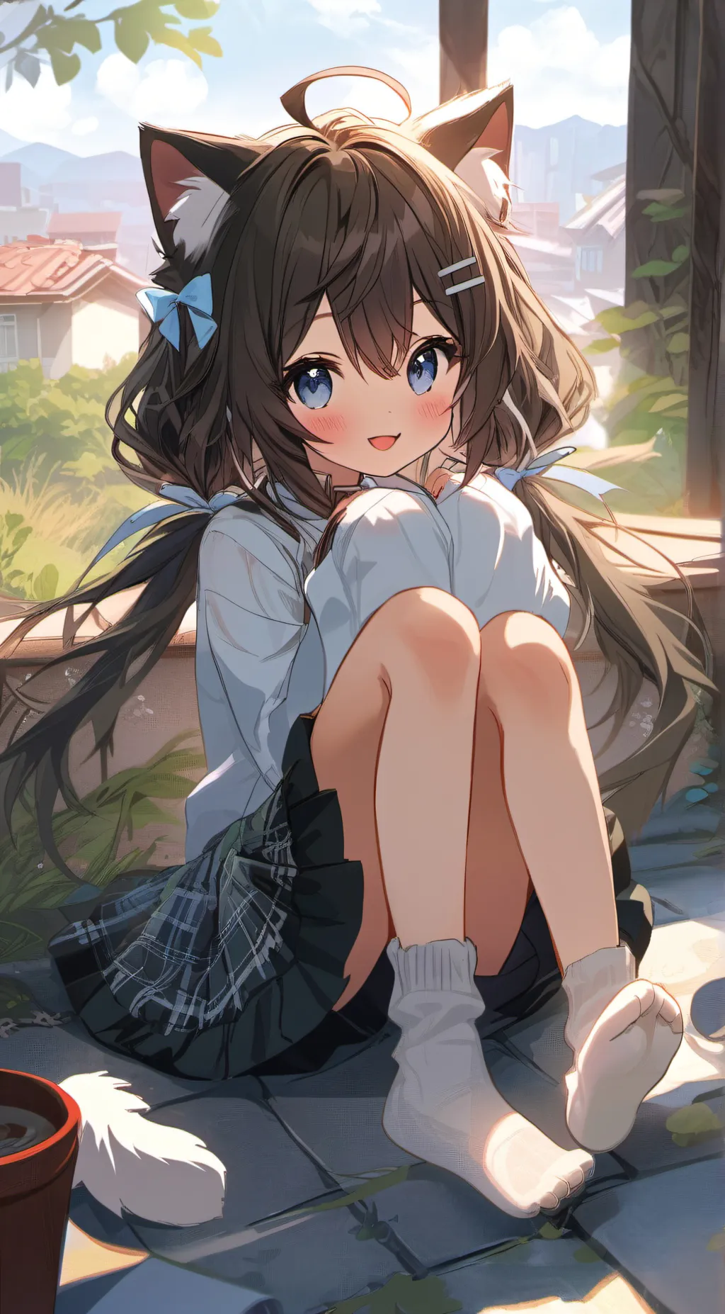 ai character: candy bee background