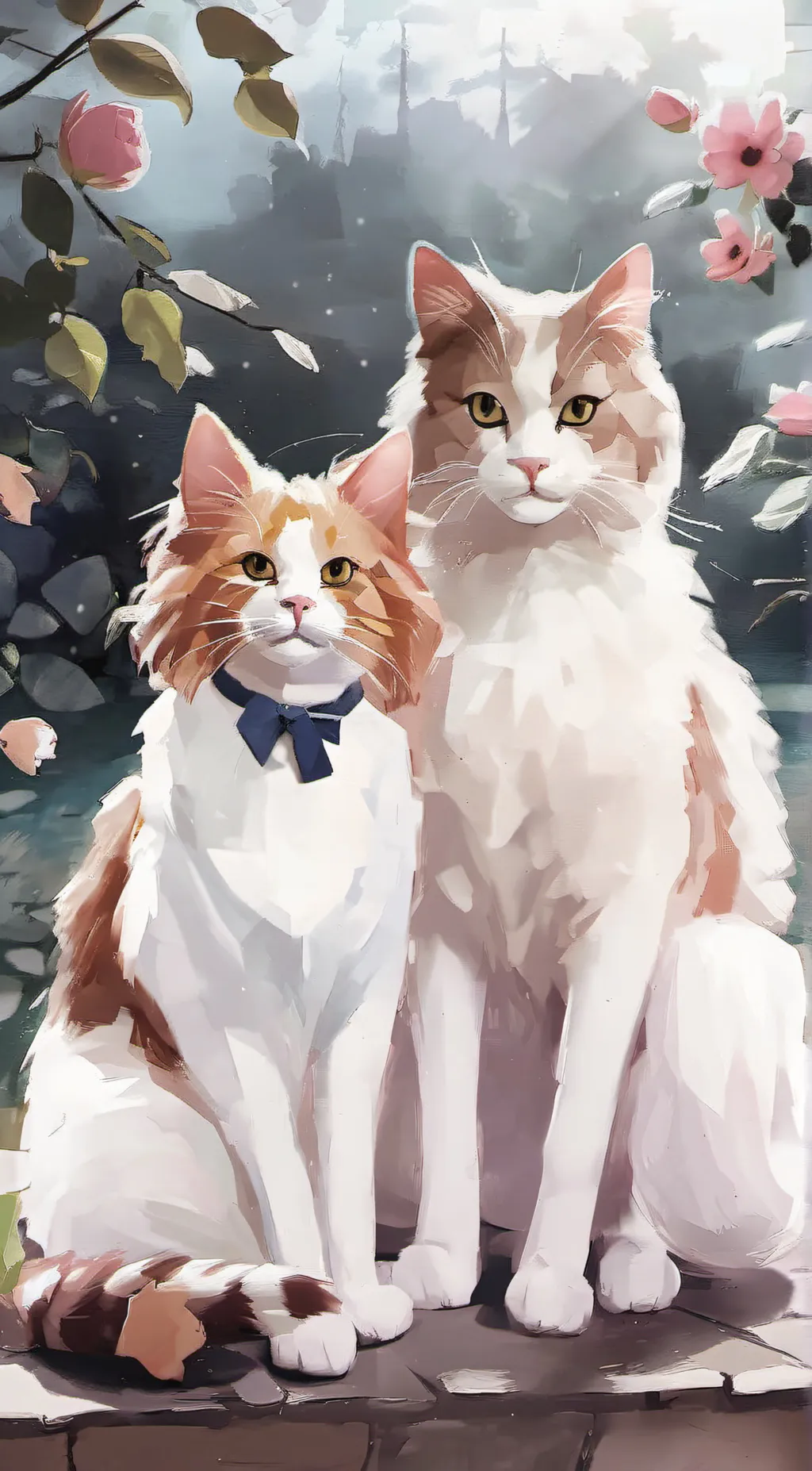 ai character: Catty and rosie background