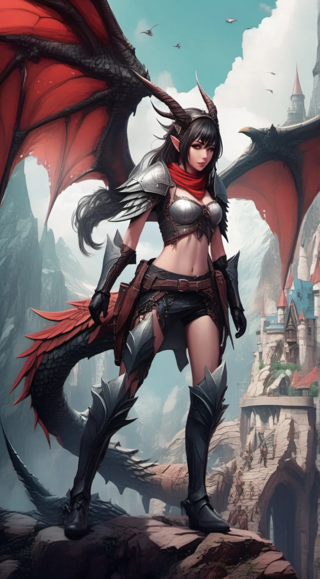 ai character: pheonix background