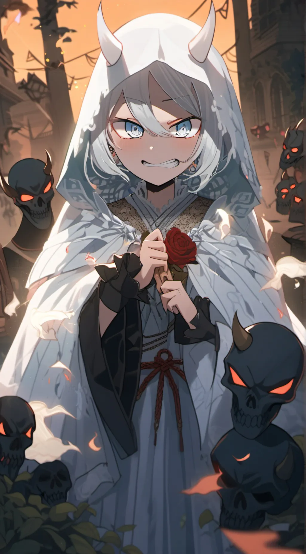 ai character: ghosty background