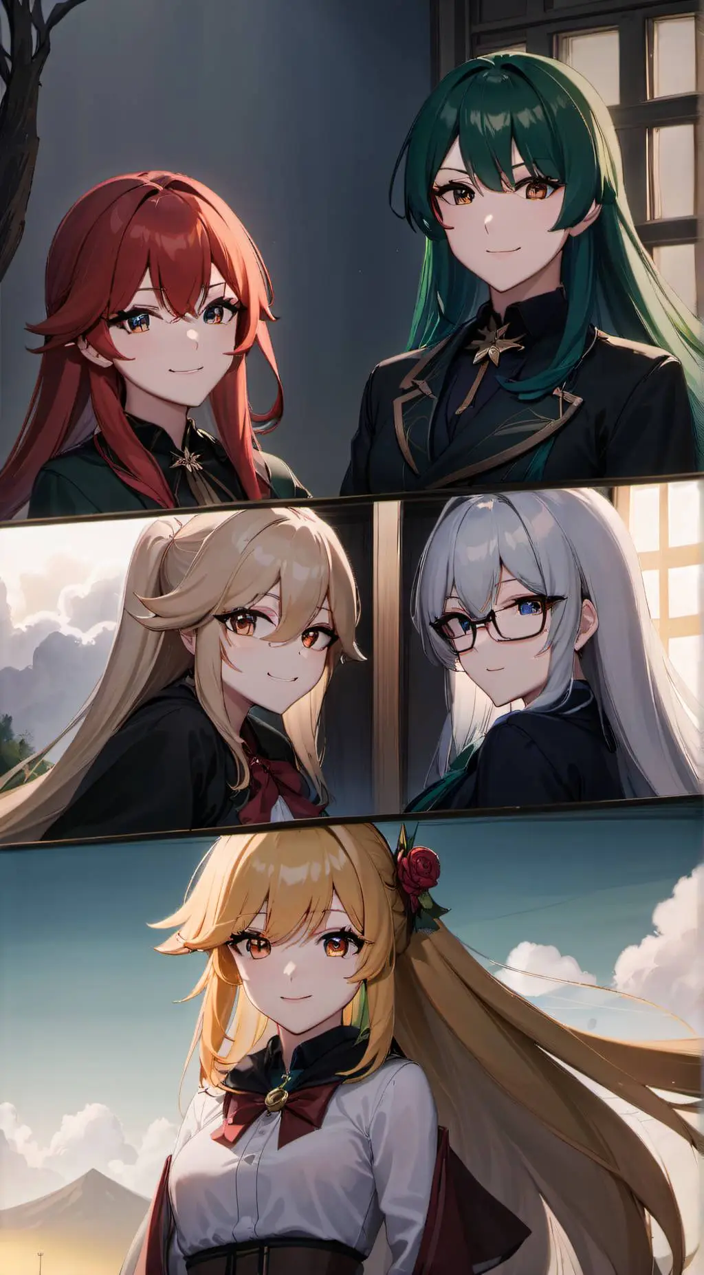 ai character: the princesses  background