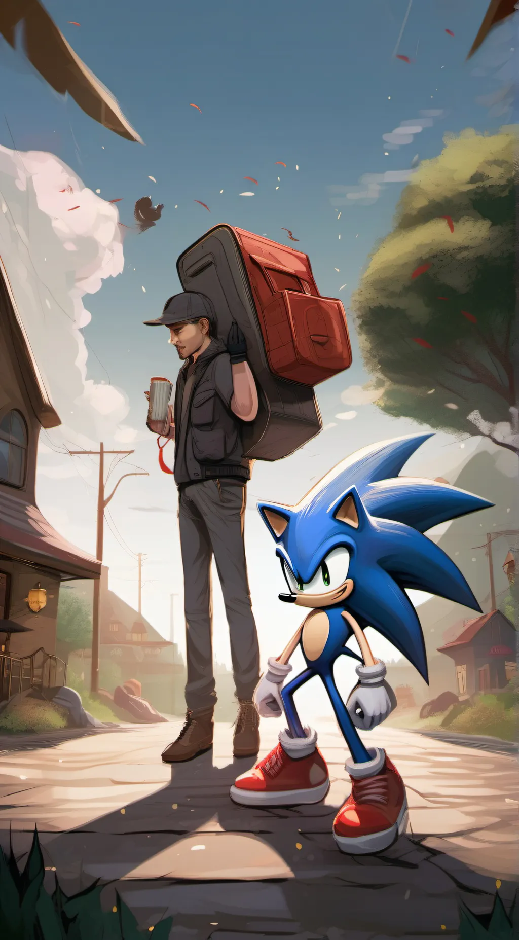 ai character: Sonic And Friends background