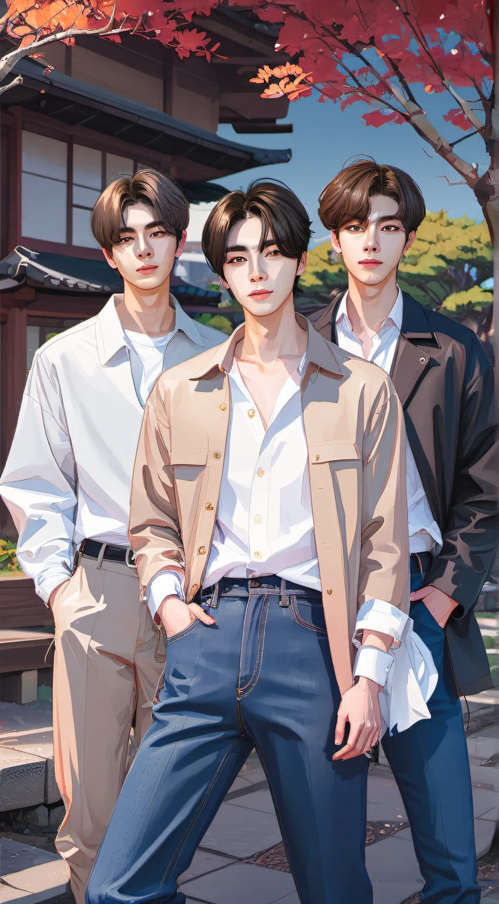 ai character: Hoon, Jay, Jake background