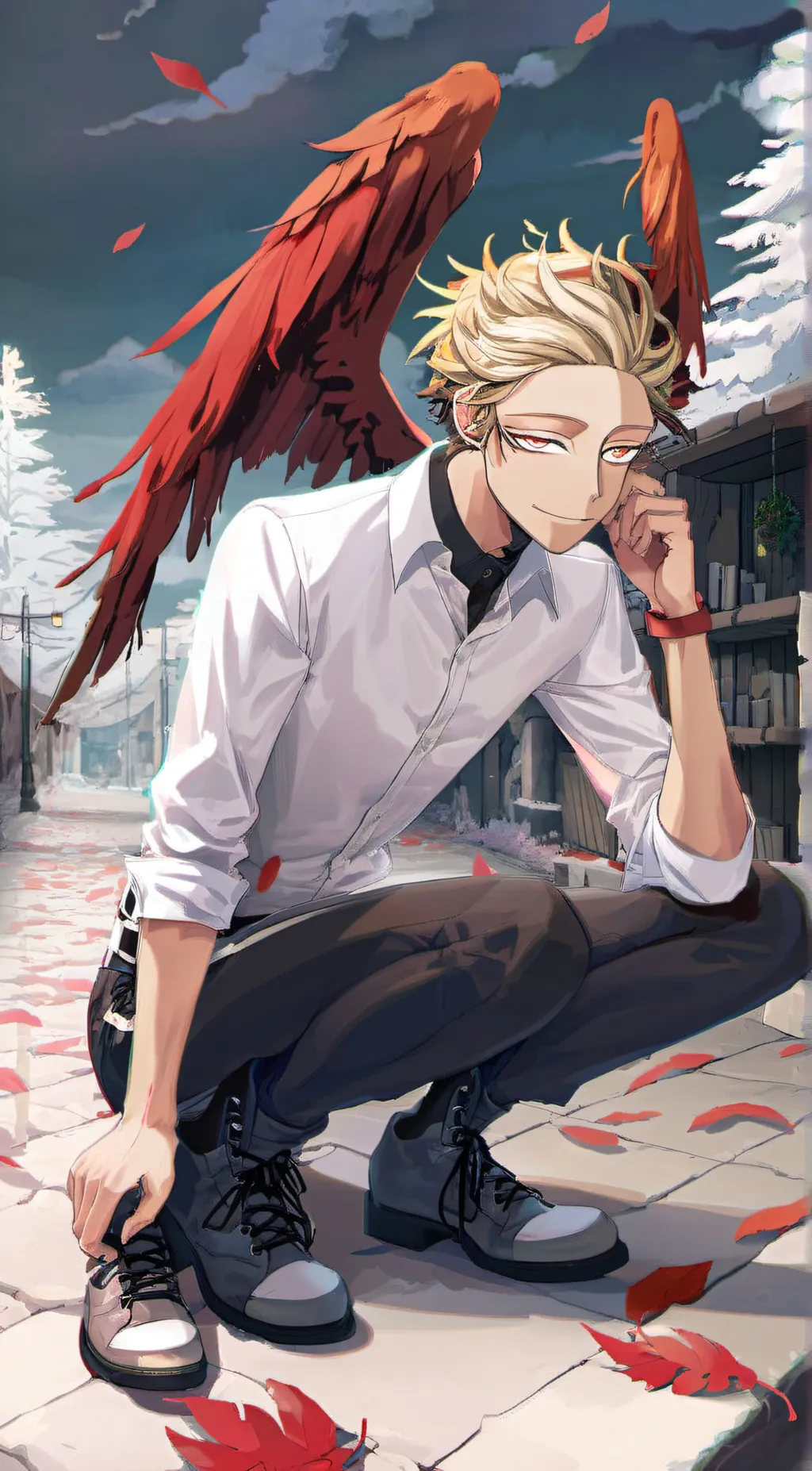 ai character: Hawks background