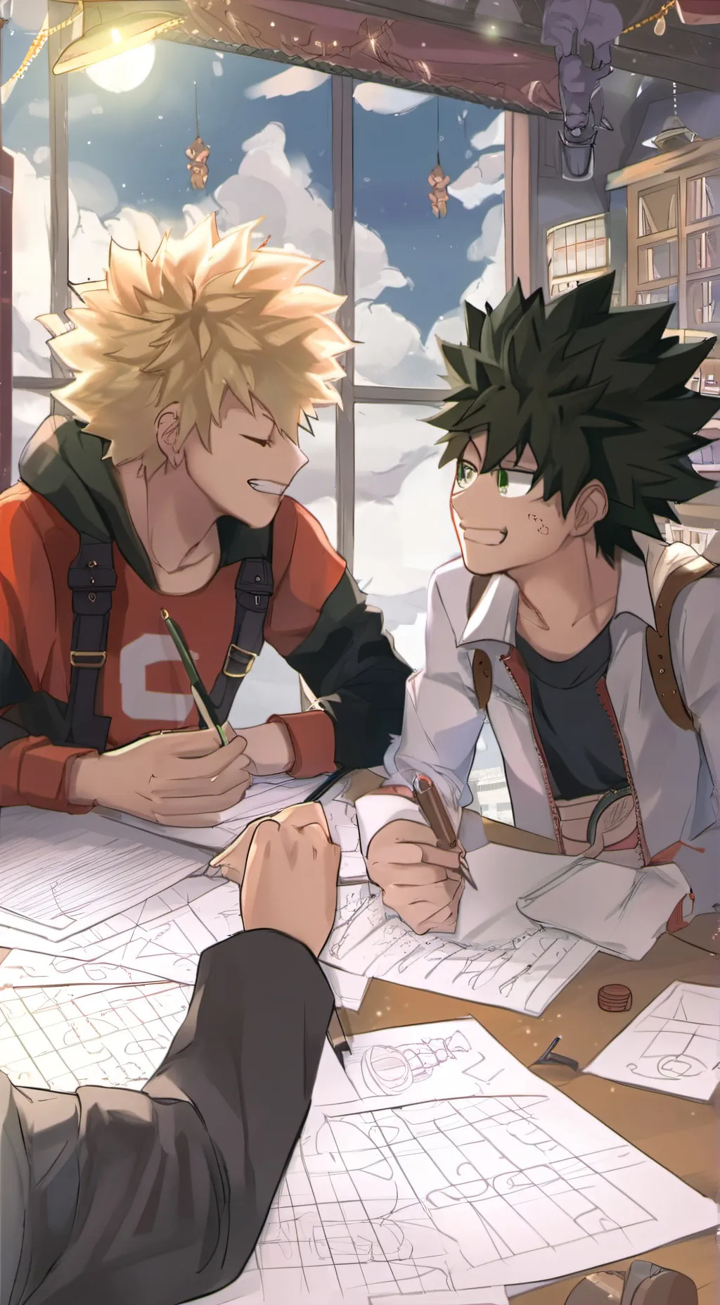 ai character: mha background