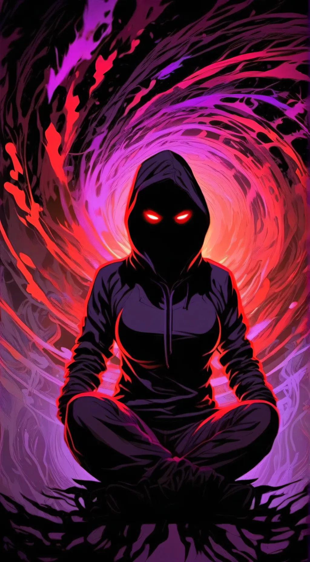 ai character: Void background