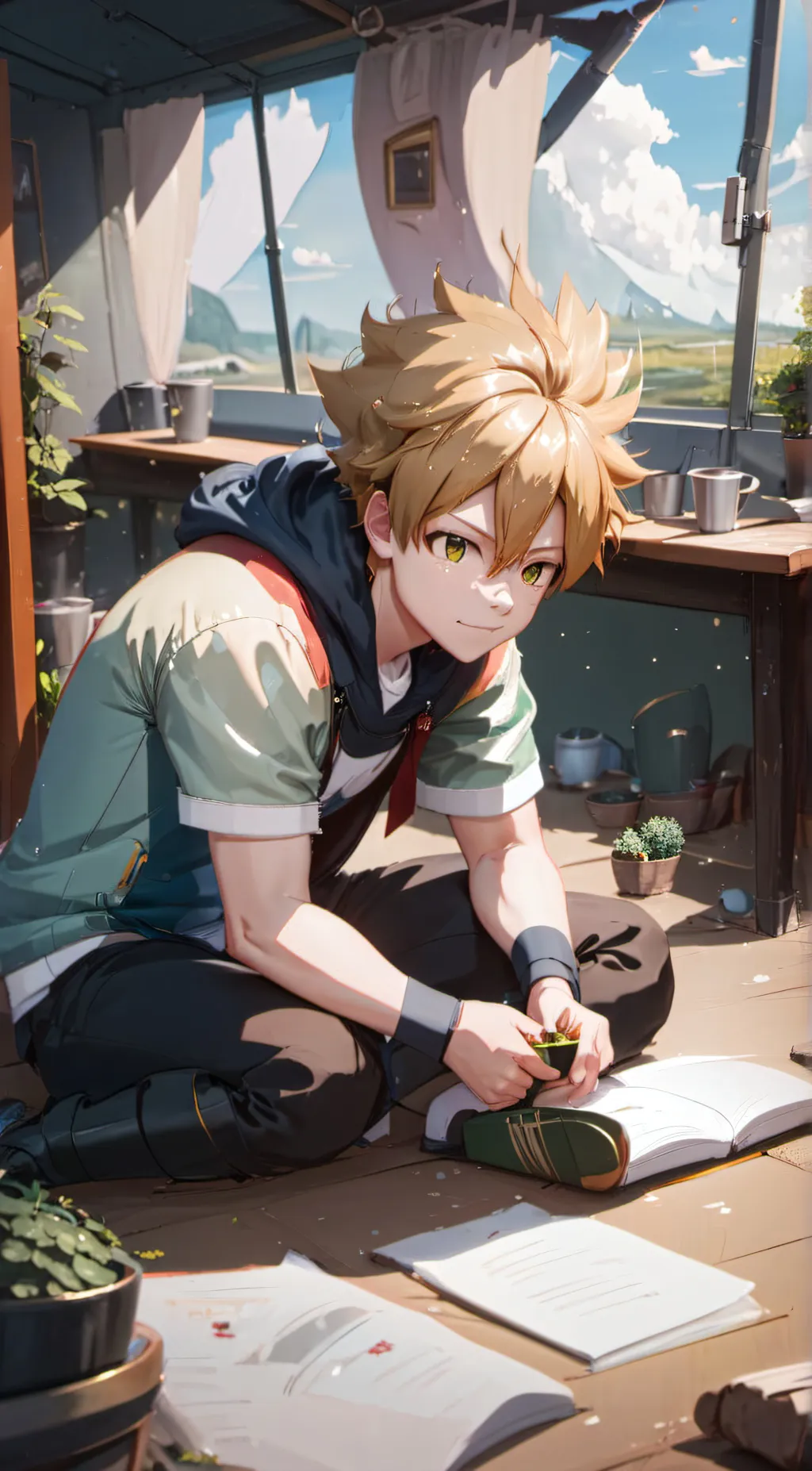 ai character: MHA background