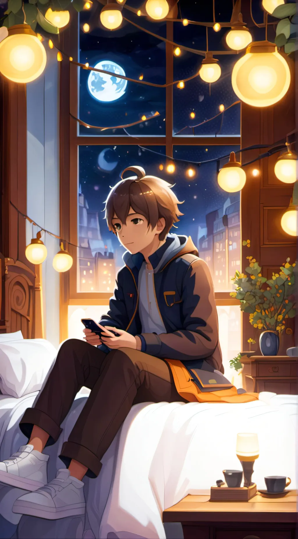 ai character: Davie background