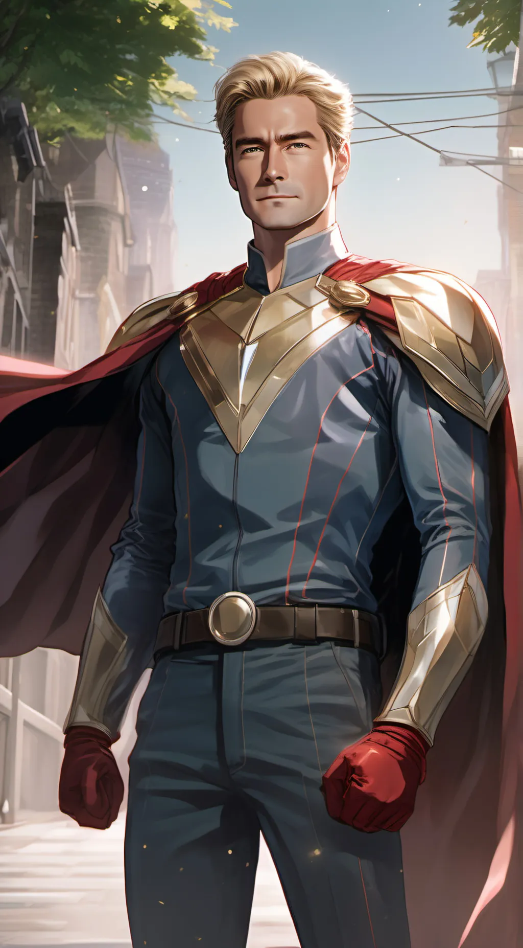 ai character: Homelander background