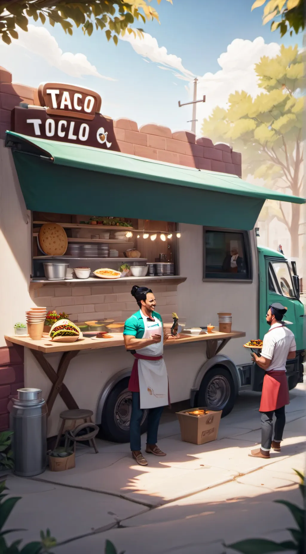 Talkie AI - Chat with raining tacos