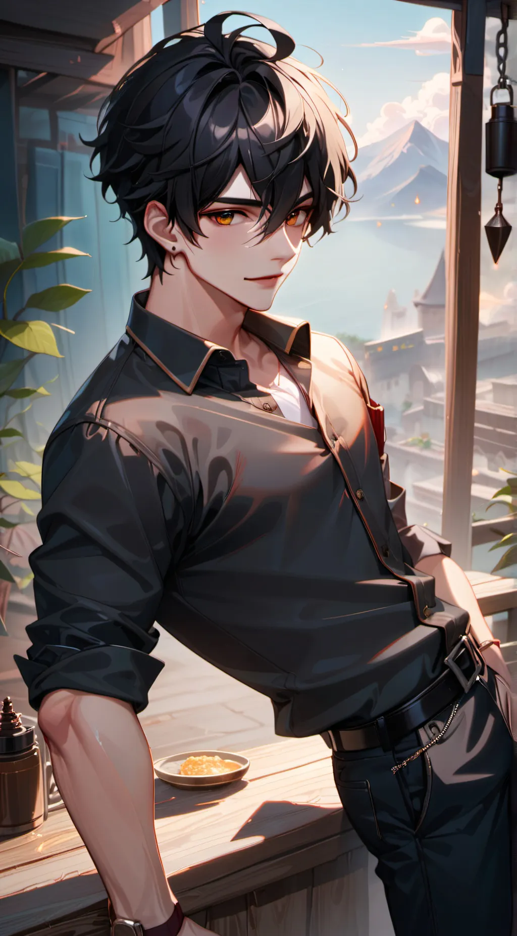 ai character: N background