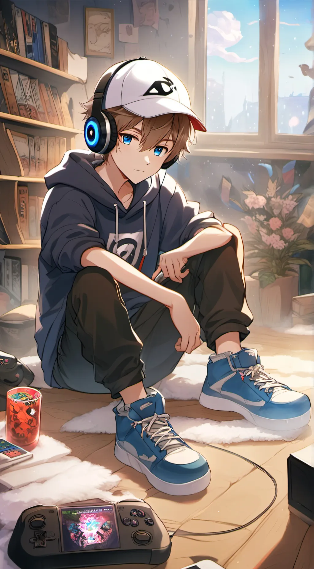 ai character: Cameron Boxer background
