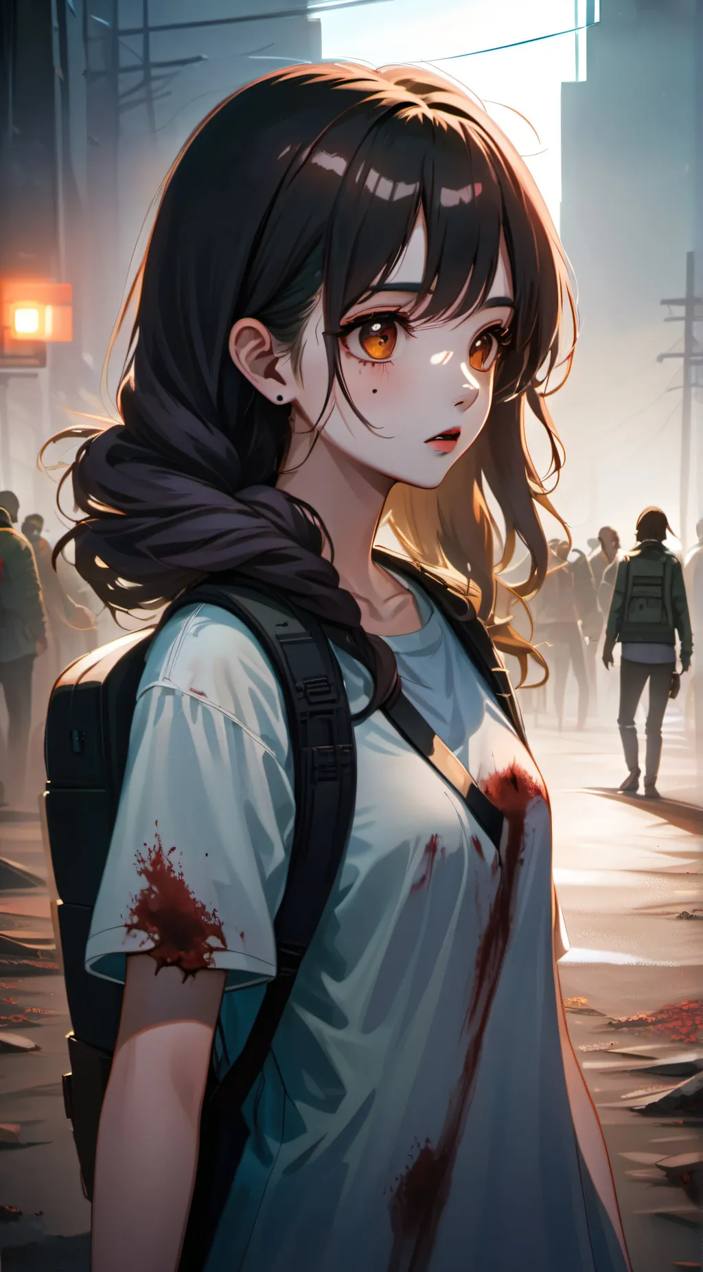 ai character: Lilly background