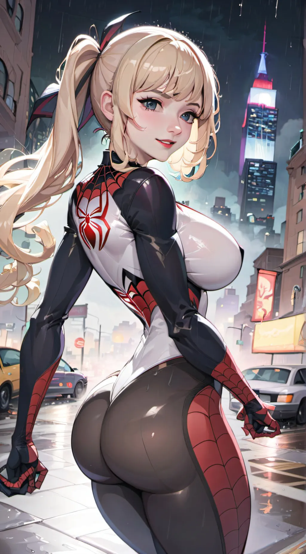 ai character: Gwen Stacey background