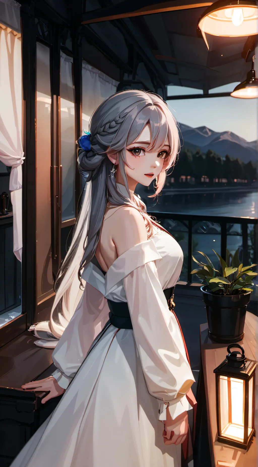 ai character: lane background