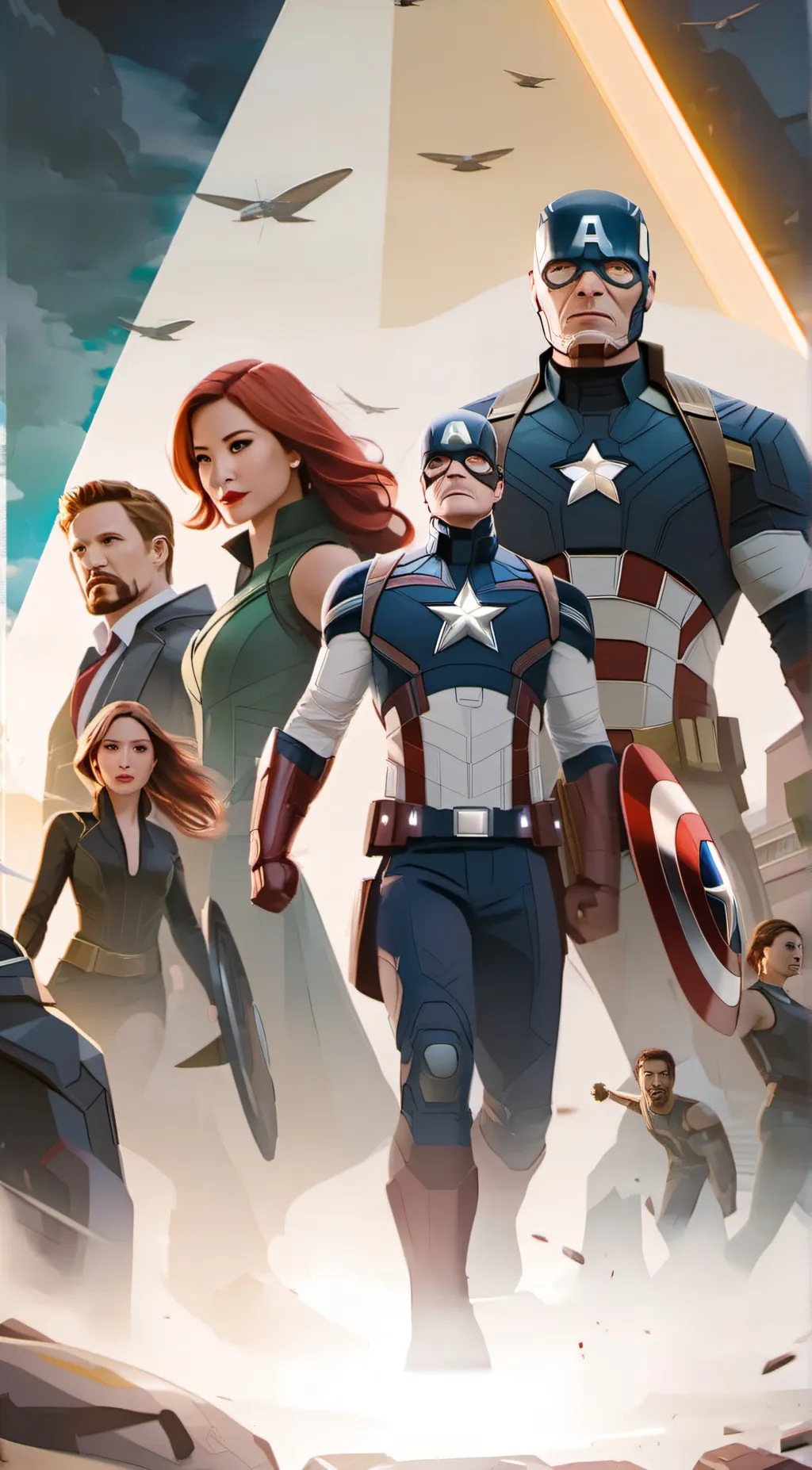 ai character: the avengers background
