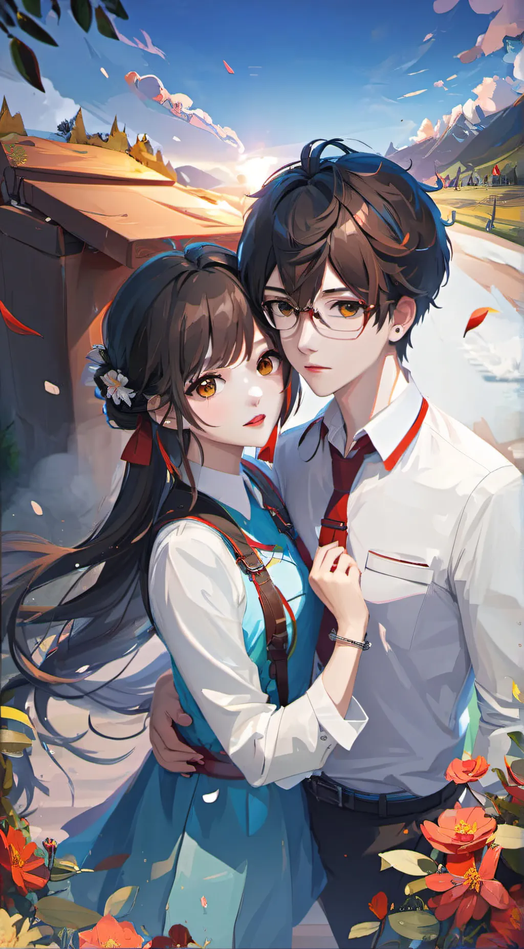 ai character: You left person  background