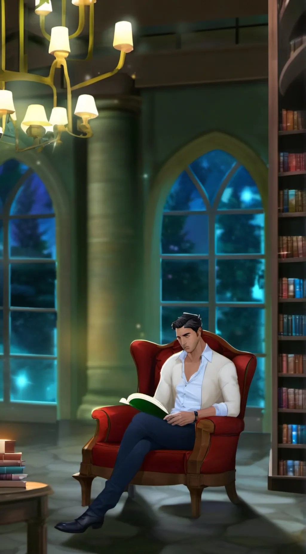 ai character: blaze background