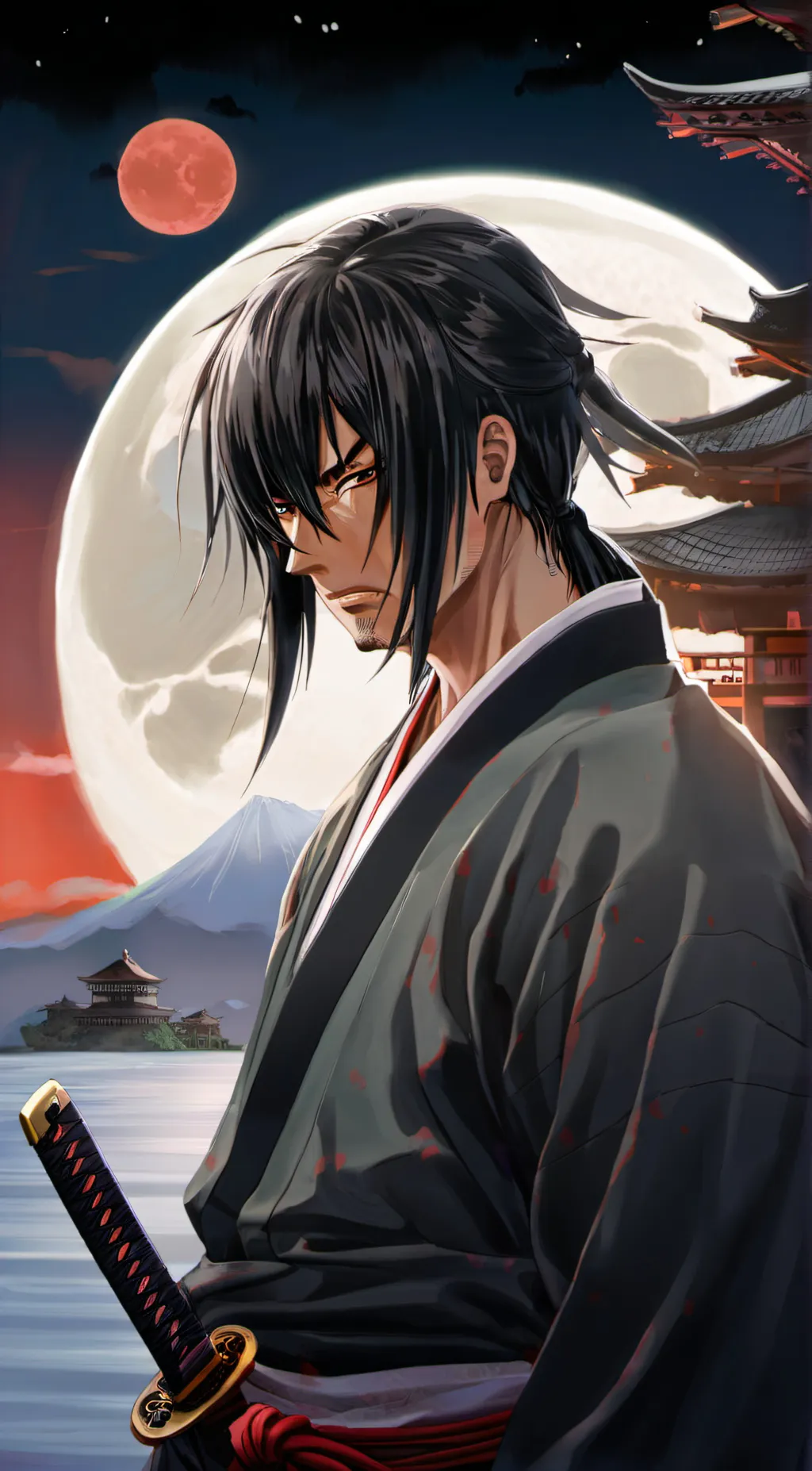 ai character: Toshizo Kuro background