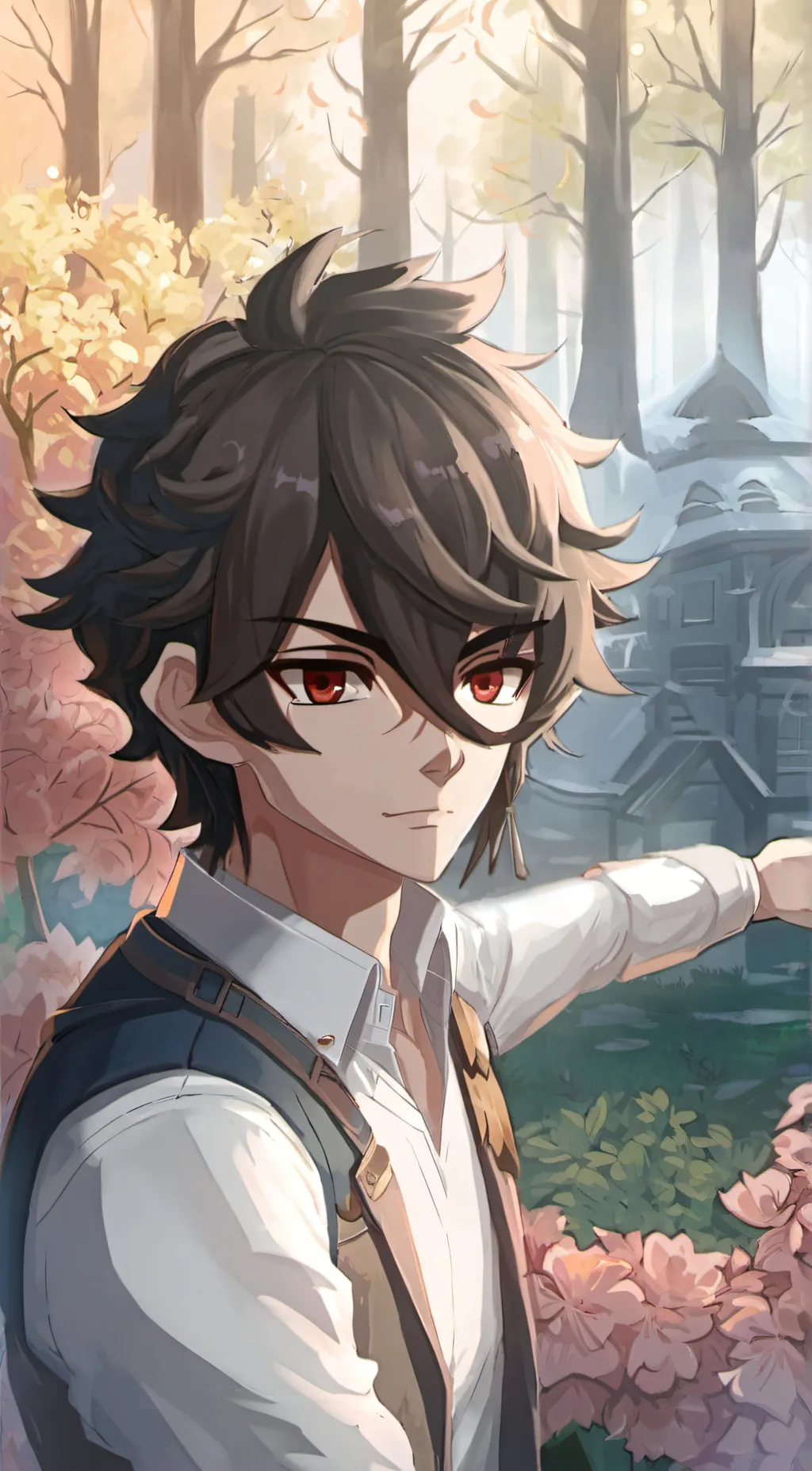 ai character: Micah Gray background