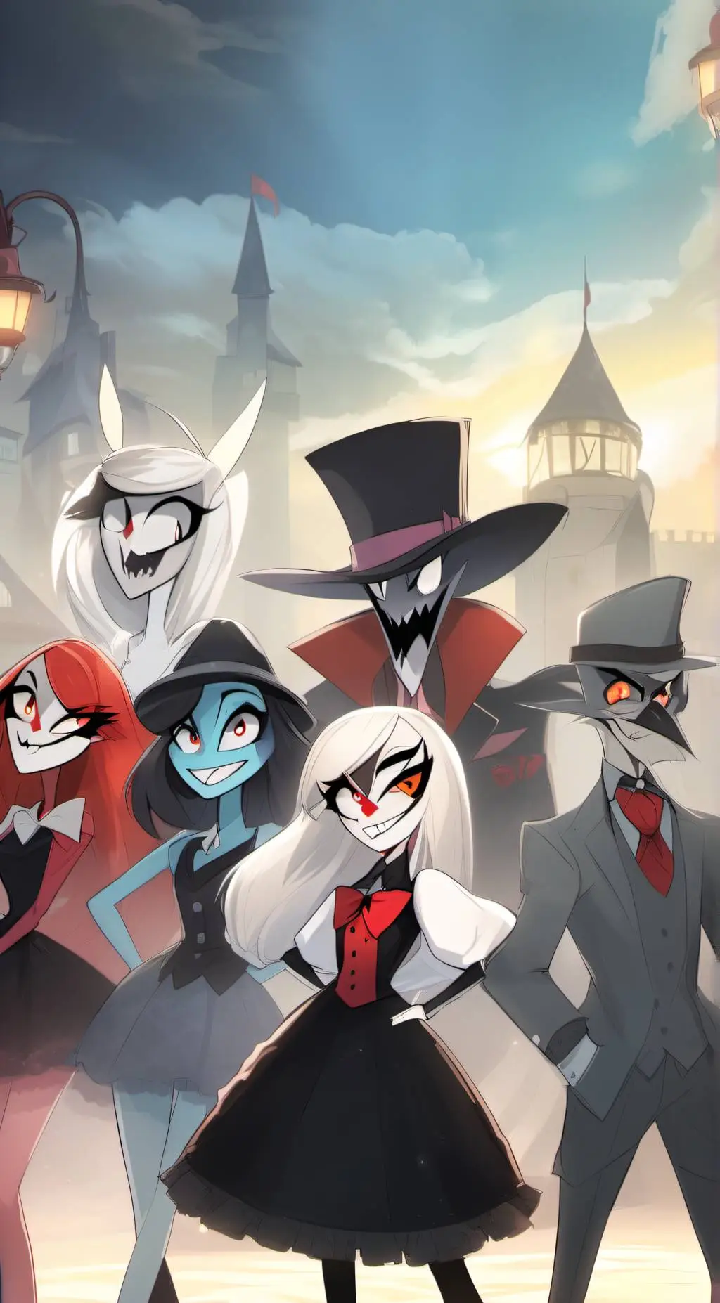 ai character: hazbin hotel  background