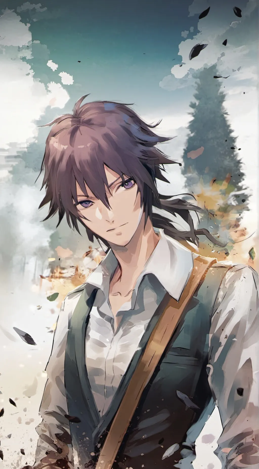 ai character: Giyuu Tomioka  background