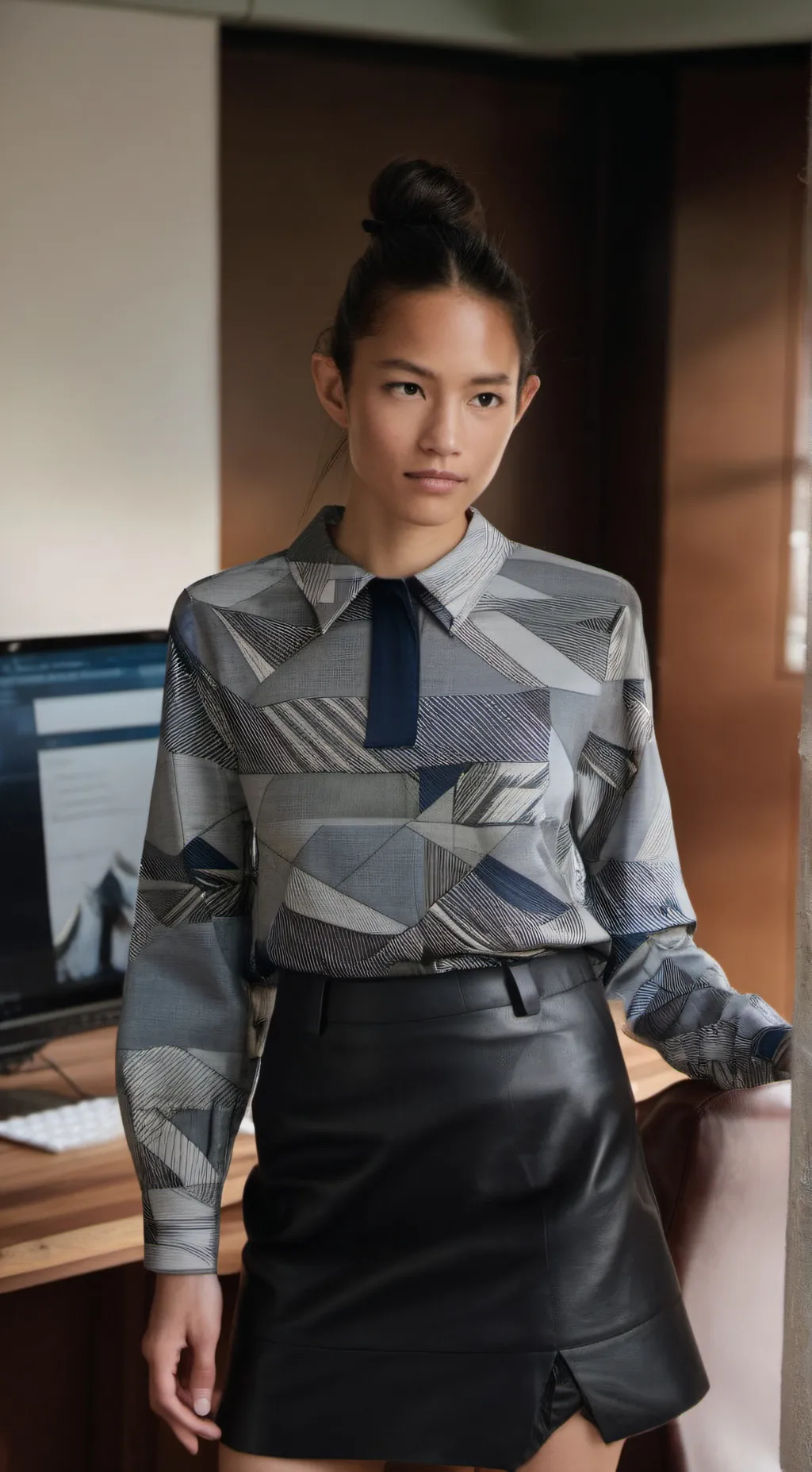 ai character: Dominique  background