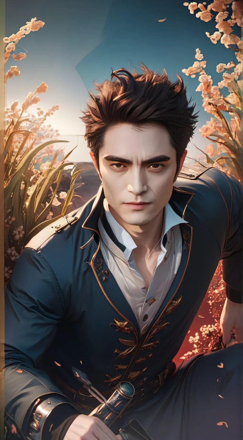 ai character: Edward Cullen  background