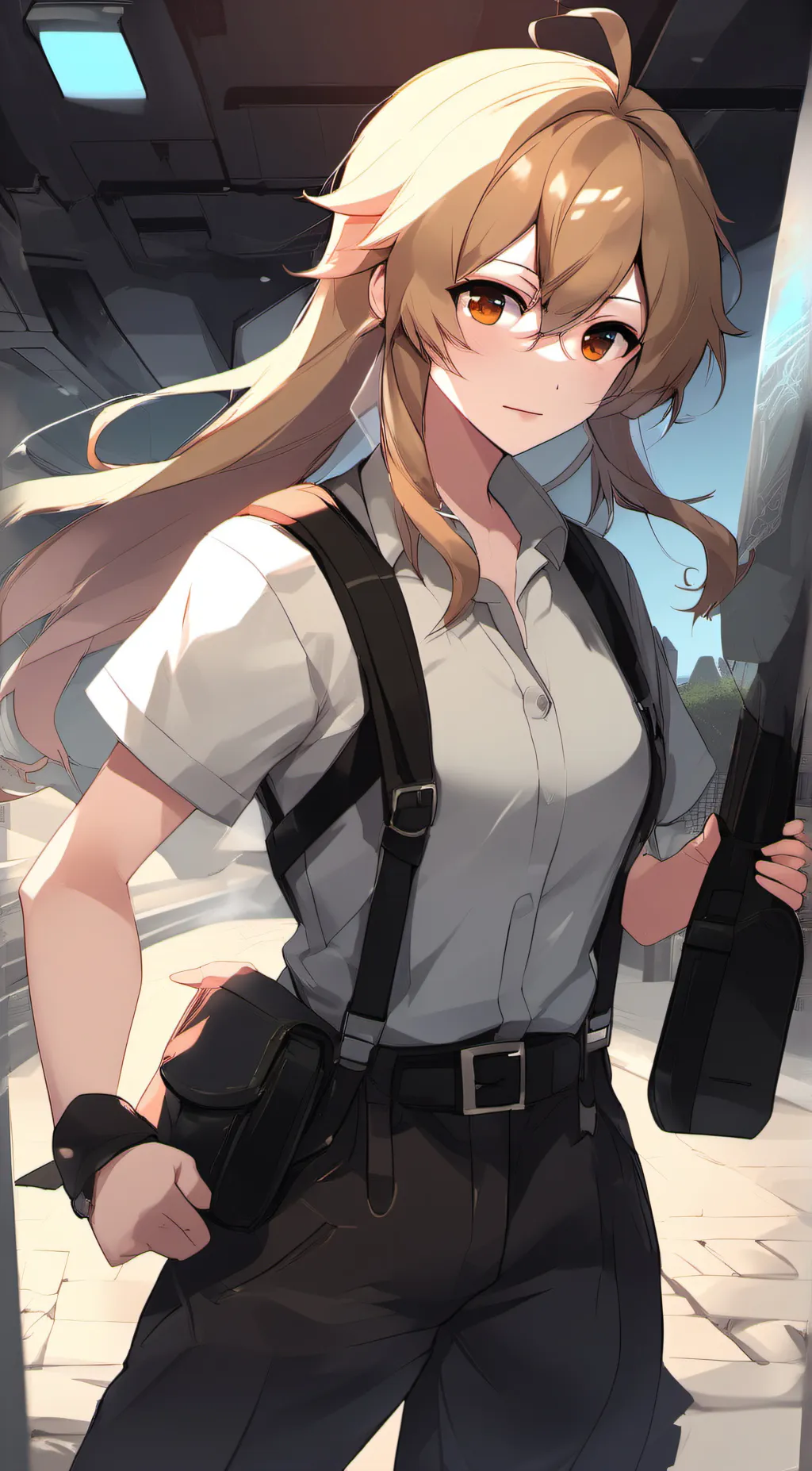 ai character: Gillian Kit Levon  background