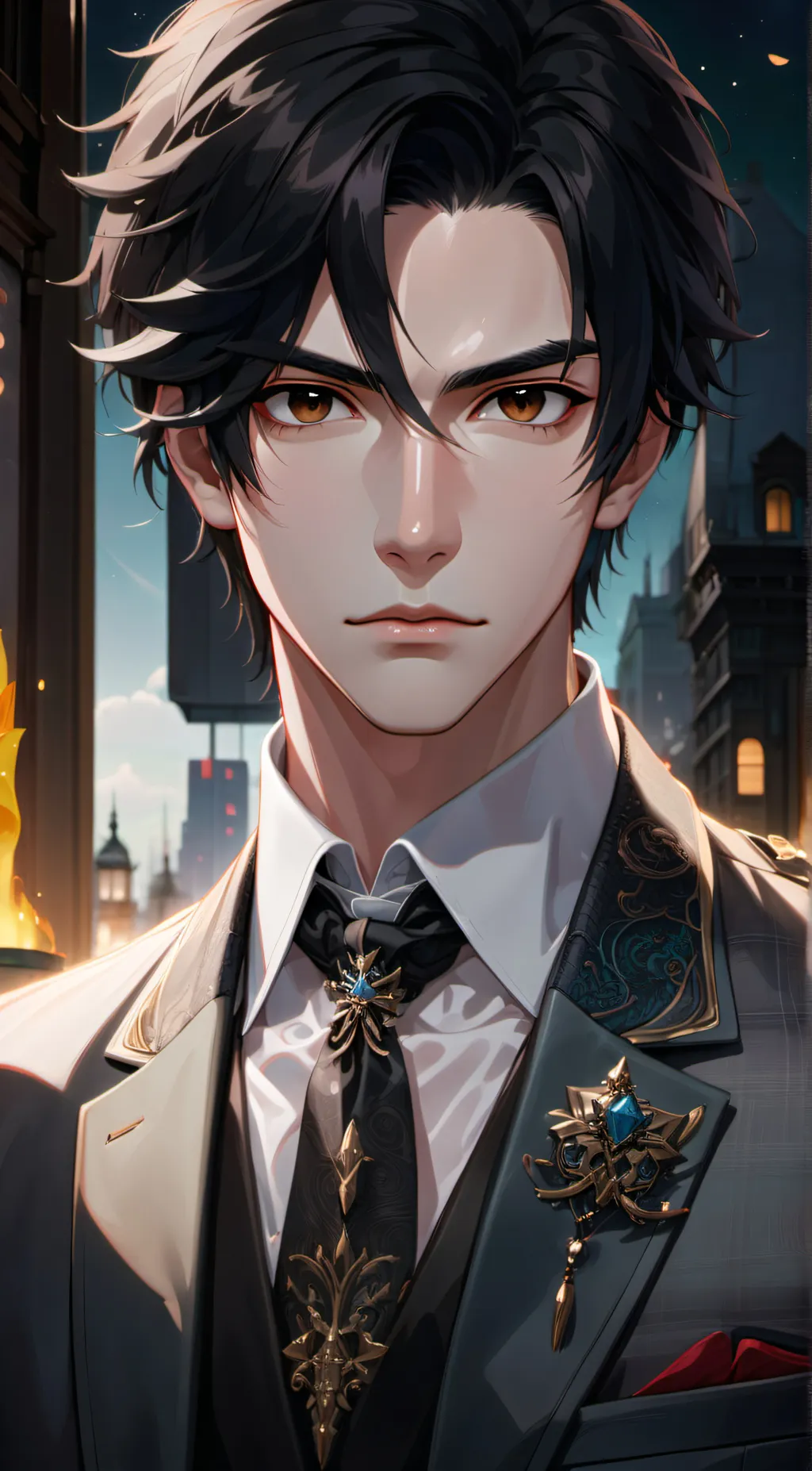 ai character: Aaron background
