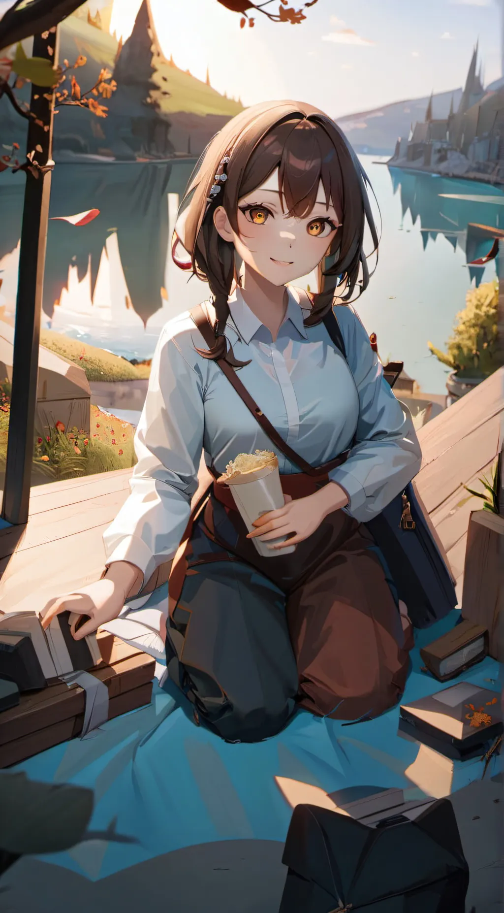 ai character: Evelyn background