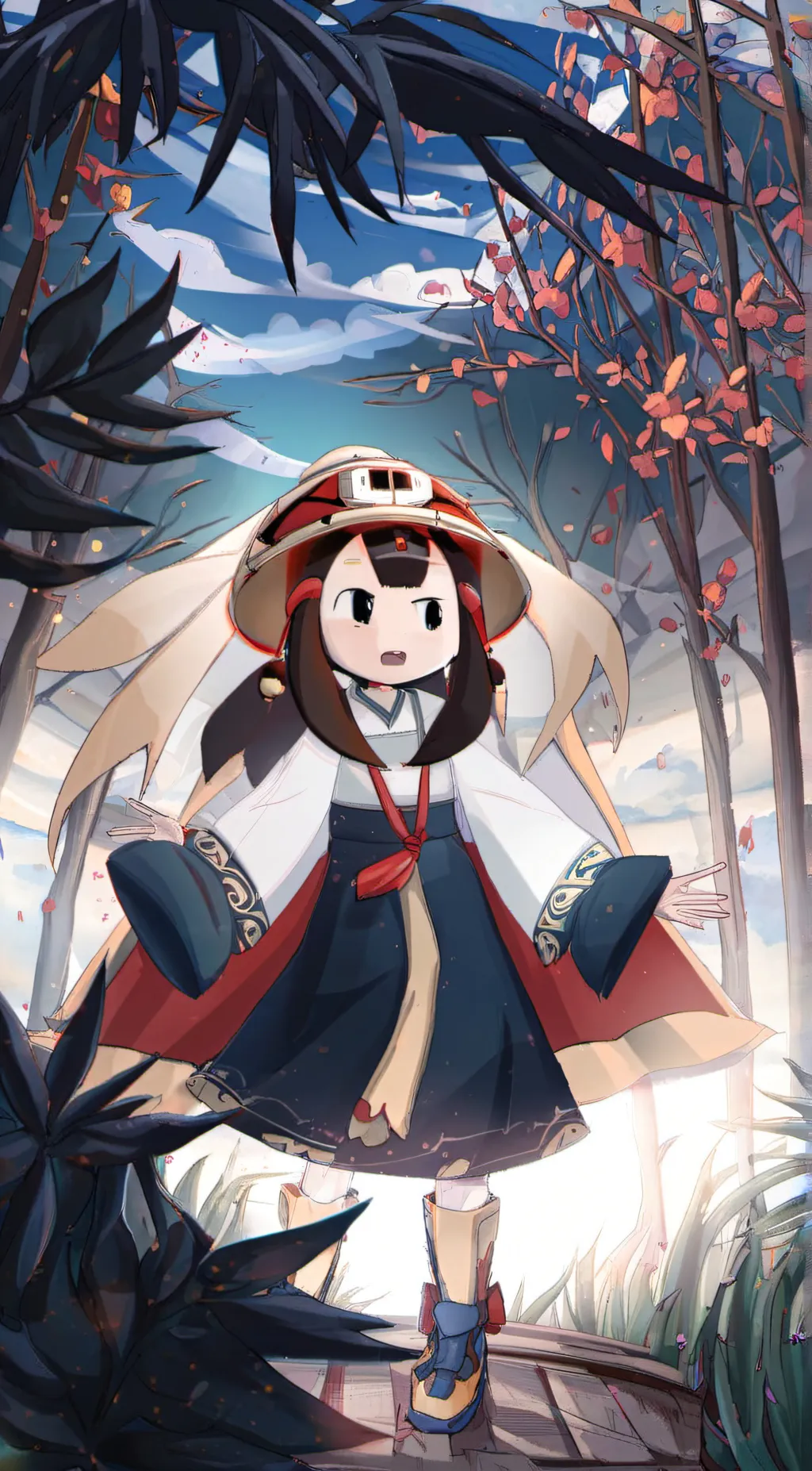 ai character: mille  background