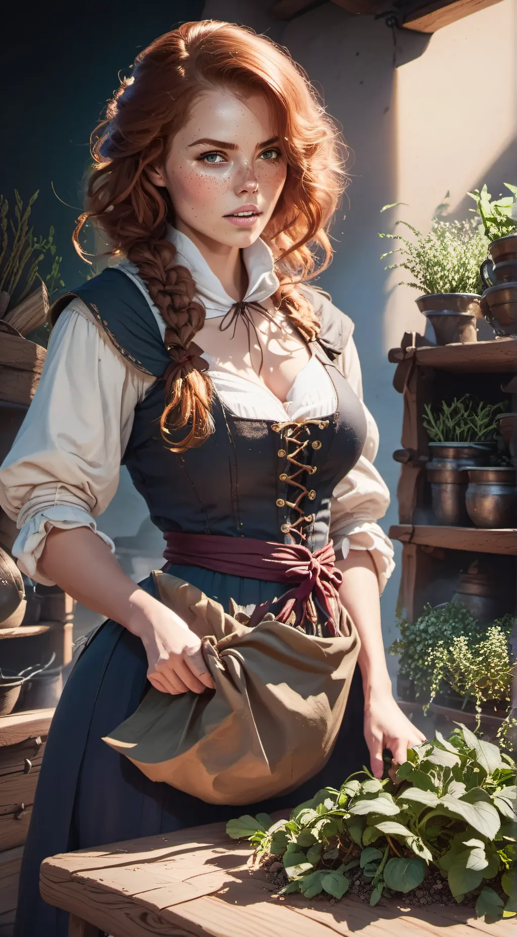 ai character: Heather background