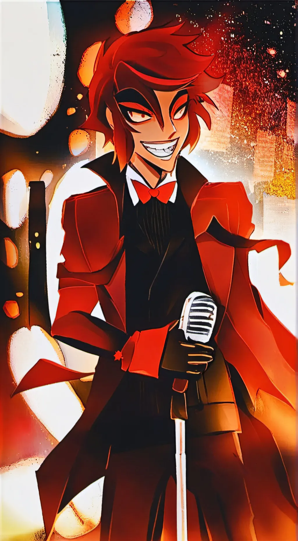 ai character: *The Radio Demon* background
