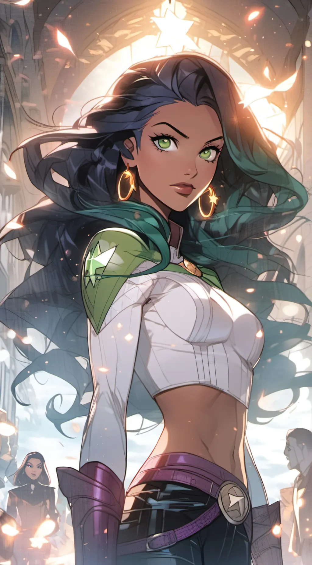 ai character: Starfire background