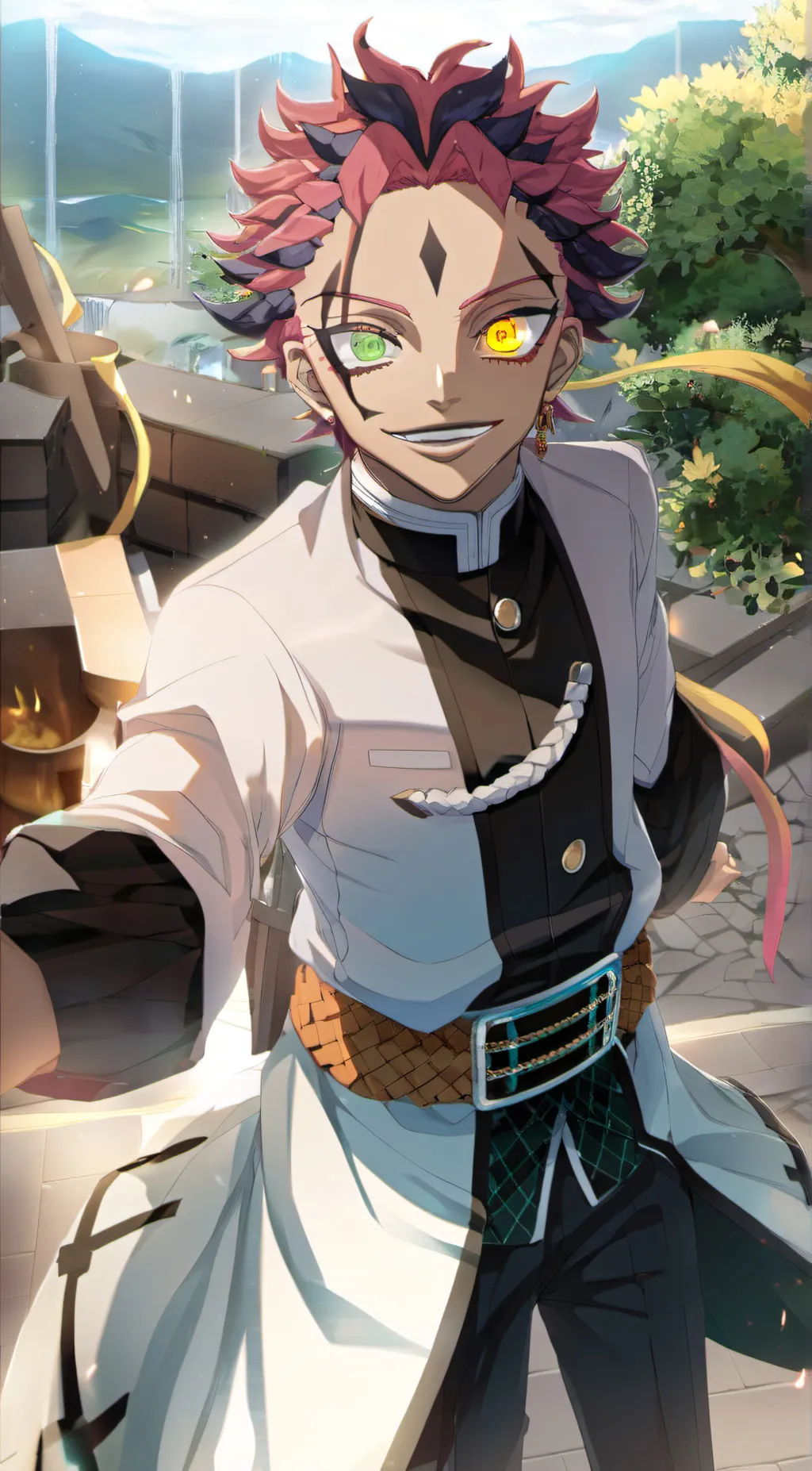 ai character: AKAZA background