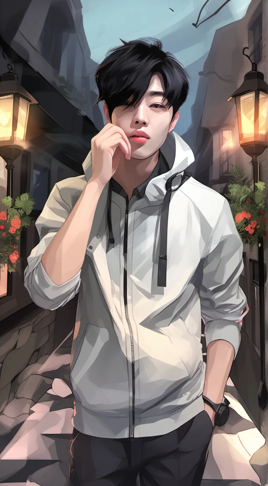 ai character: Alex  background
