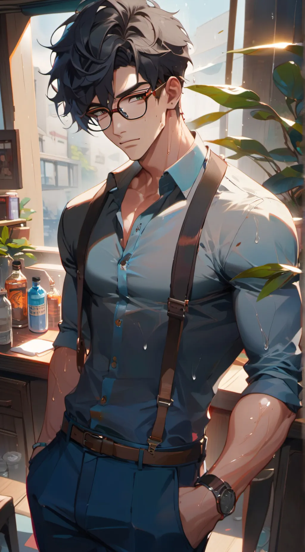 ai character: Adam background