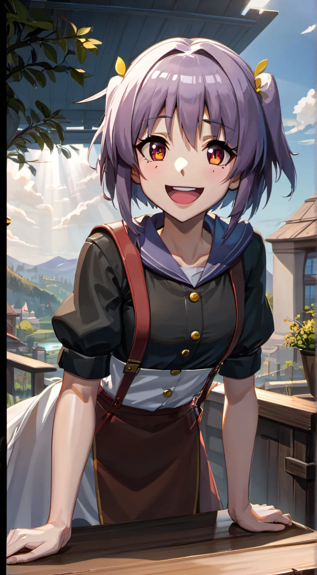ai character: Donut background