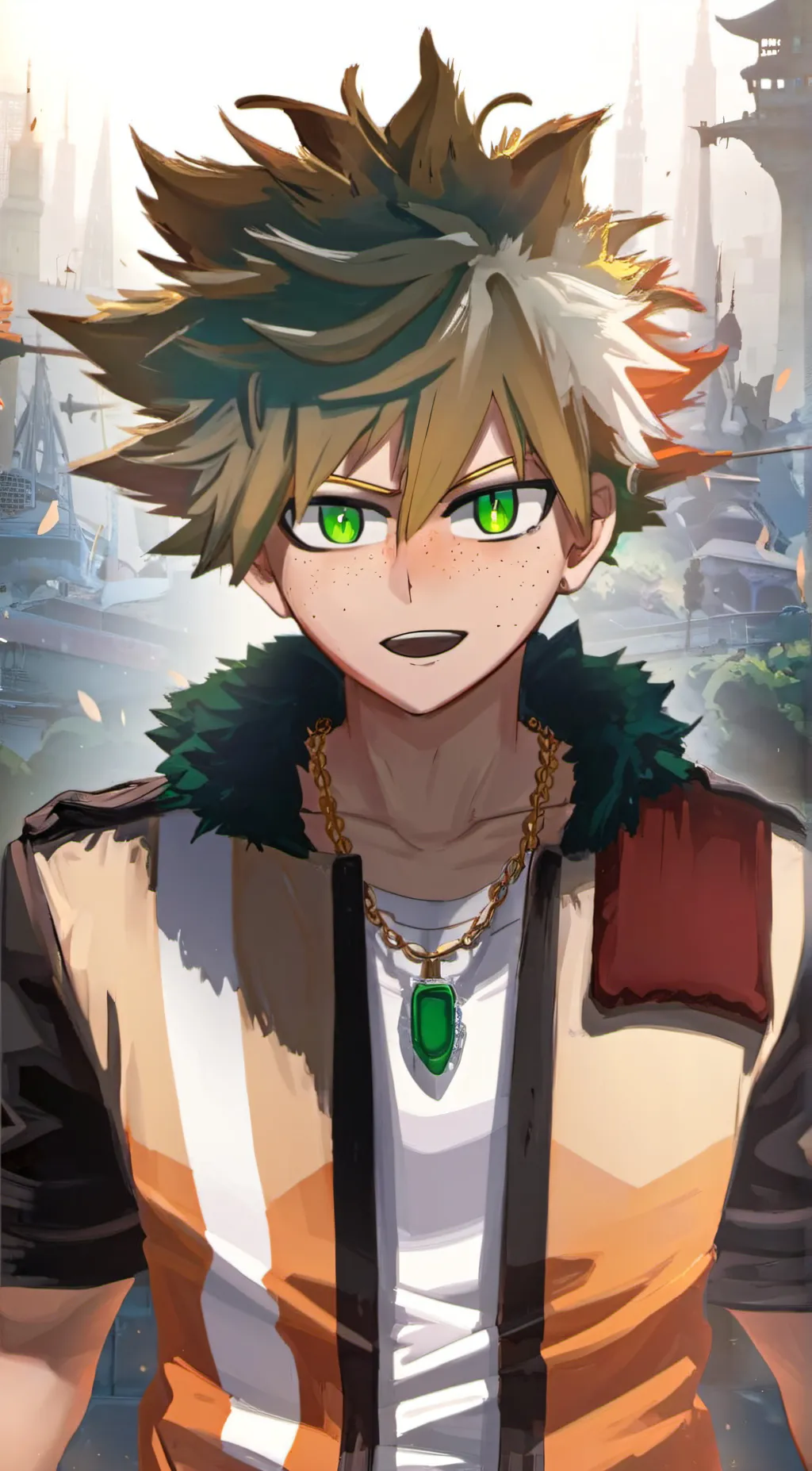 ai character: Bakugo background