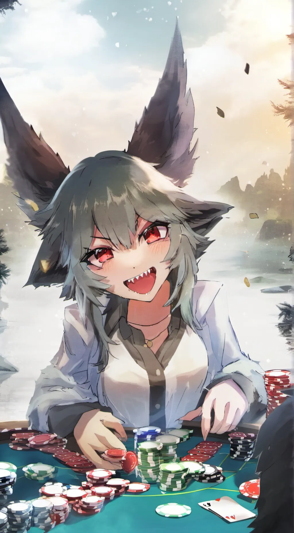 ai character: lay lay  background