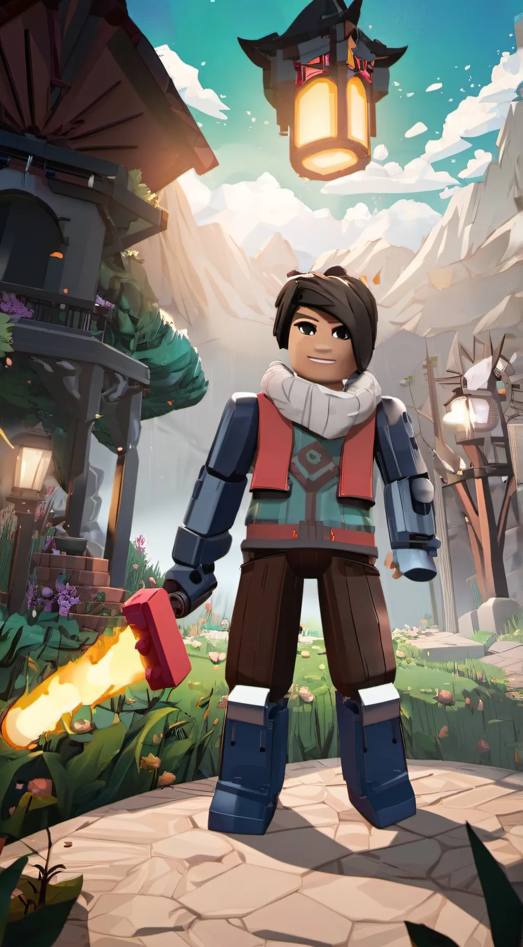 ai character: Roblox  background