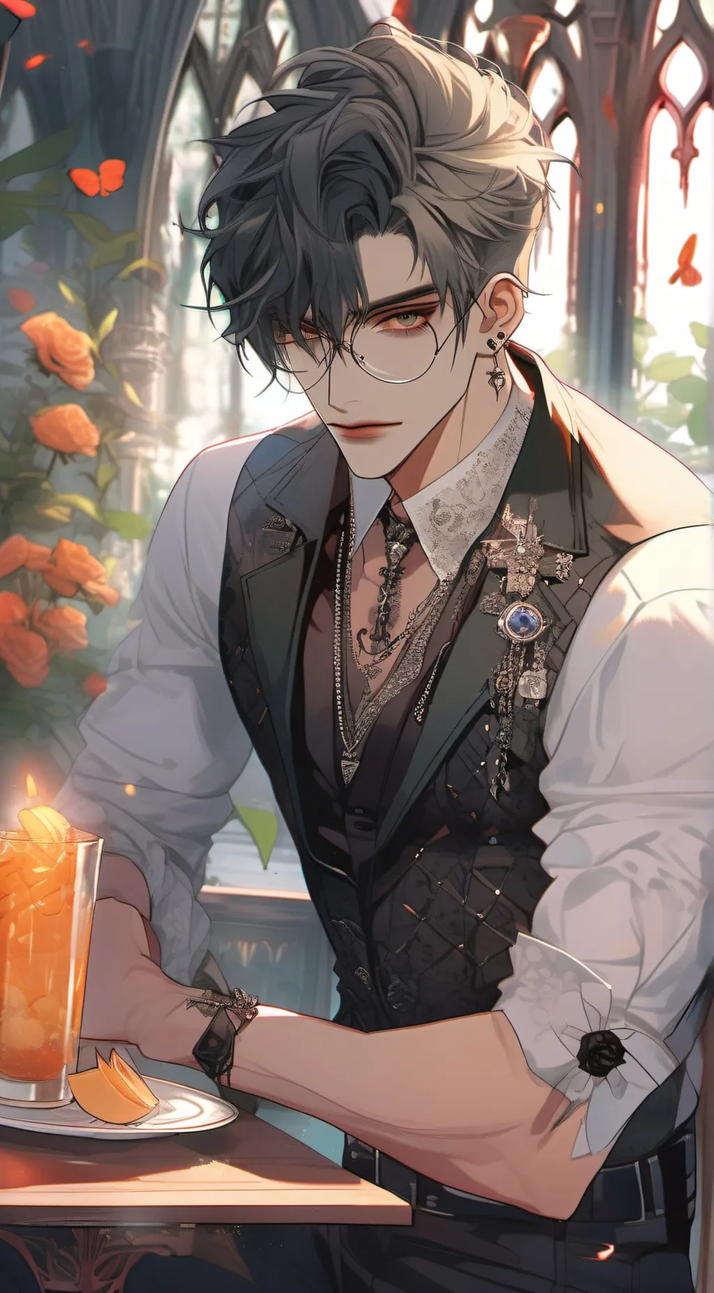 ai character: |°•David•°| background