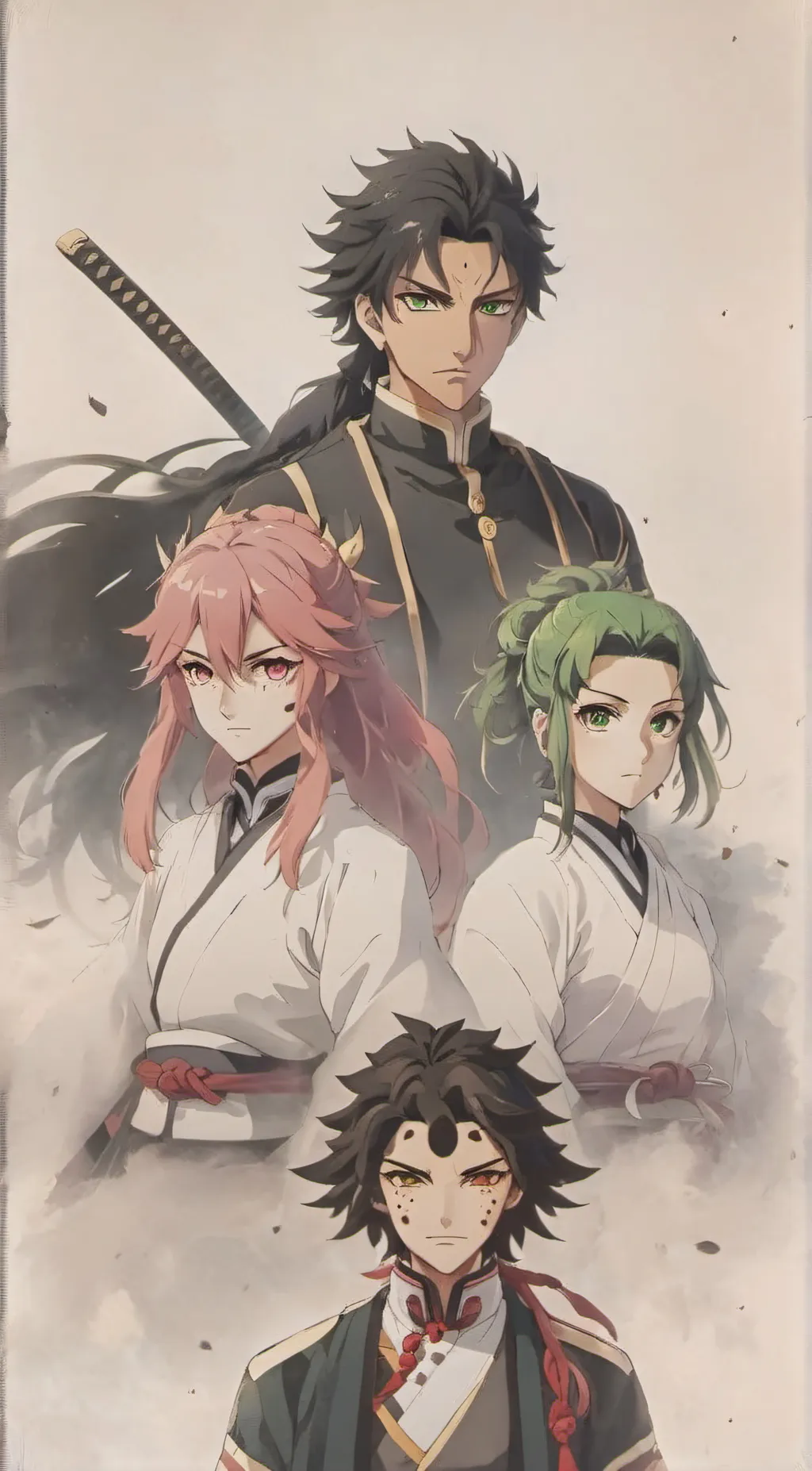 ai character: the hashiras! background