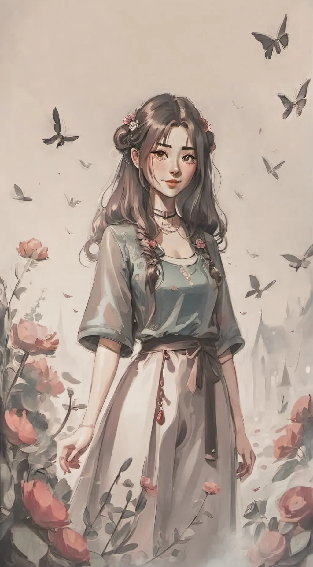 ai character: Sasha background