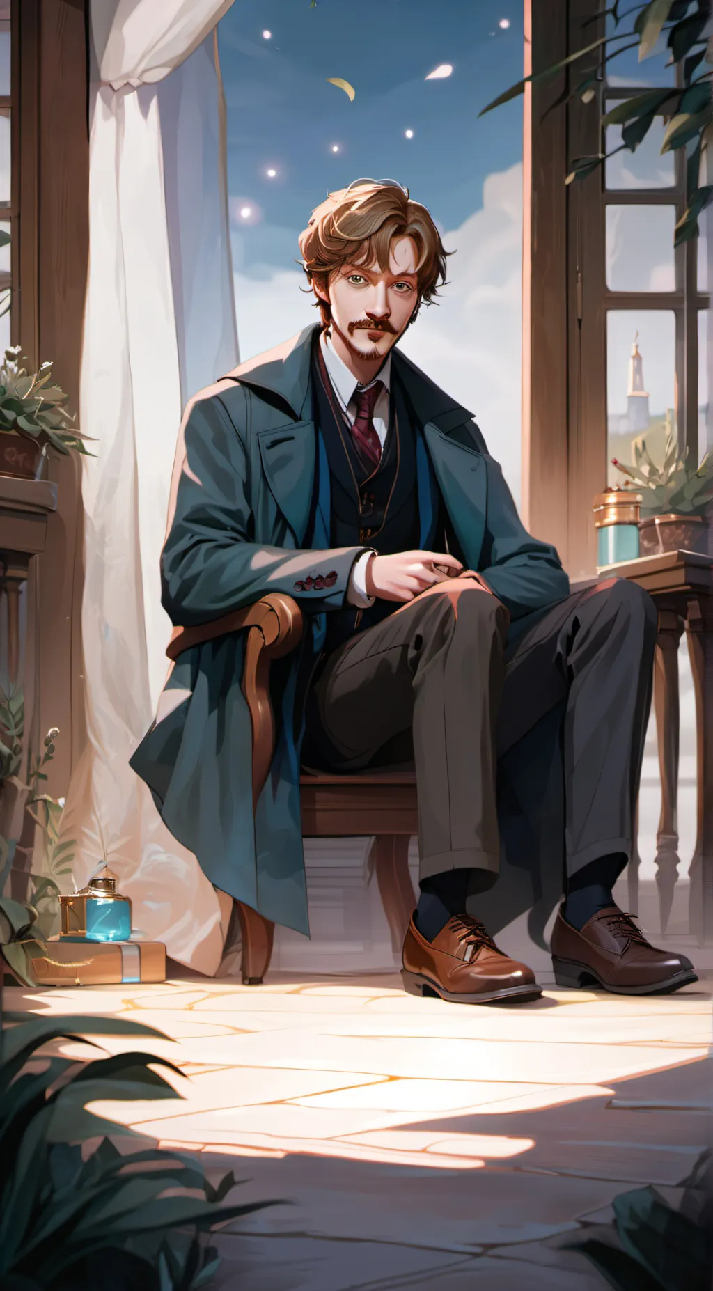 ai character: Remus Lupin. background