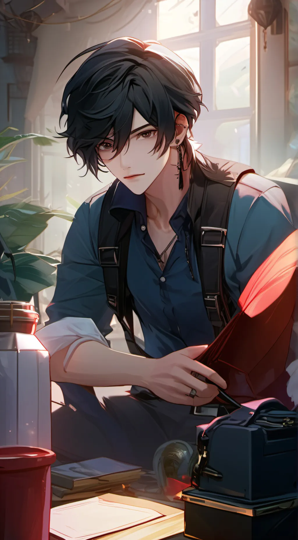 ai character: Ethan background