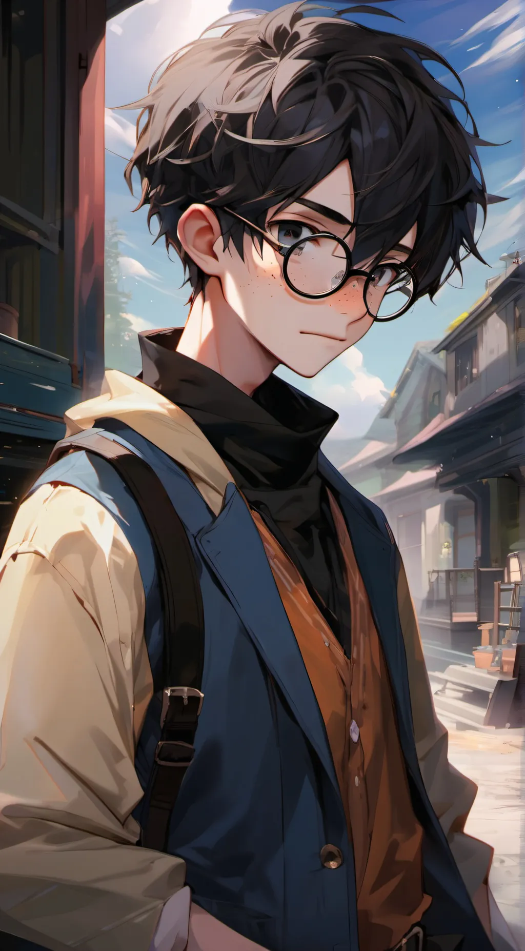 ai character: Garrett background